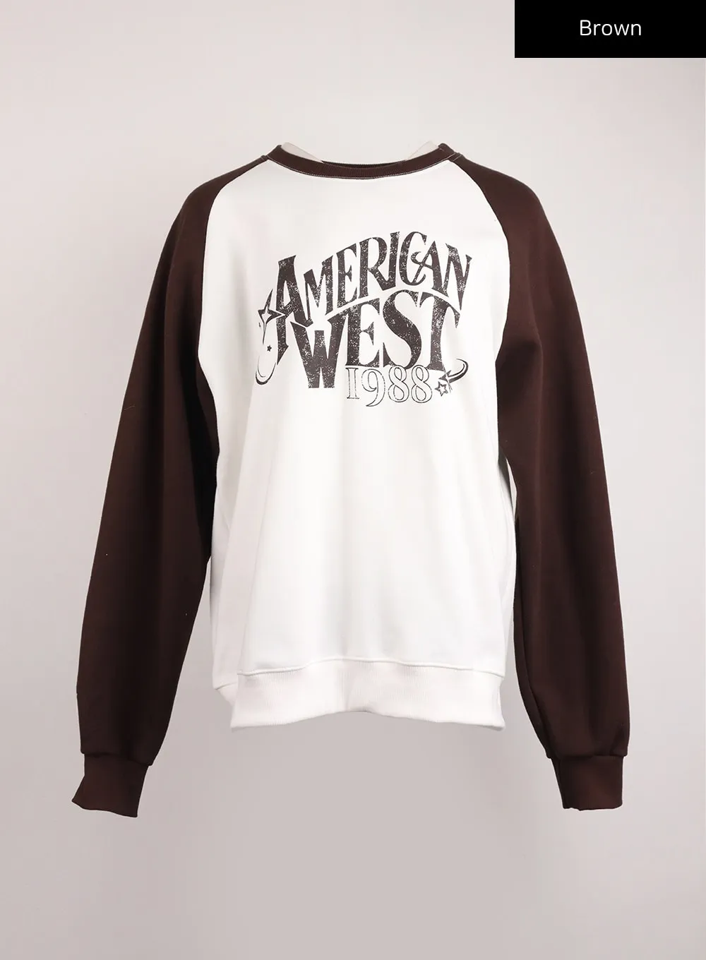 American West 1988 Oversized Raglan Long Sleeve IJ411