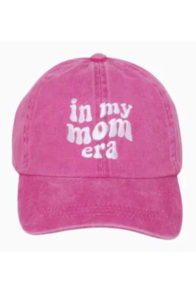 Baseball Cap - In My Mom Era Hot Pink