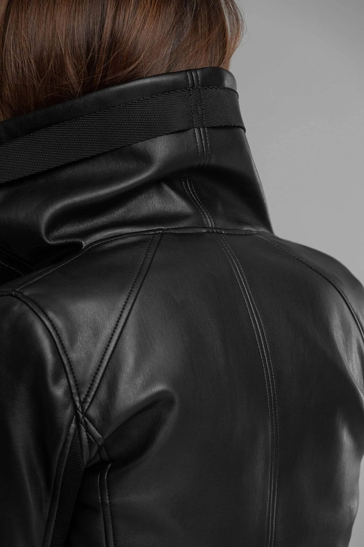 Black Faux Leather Jacket