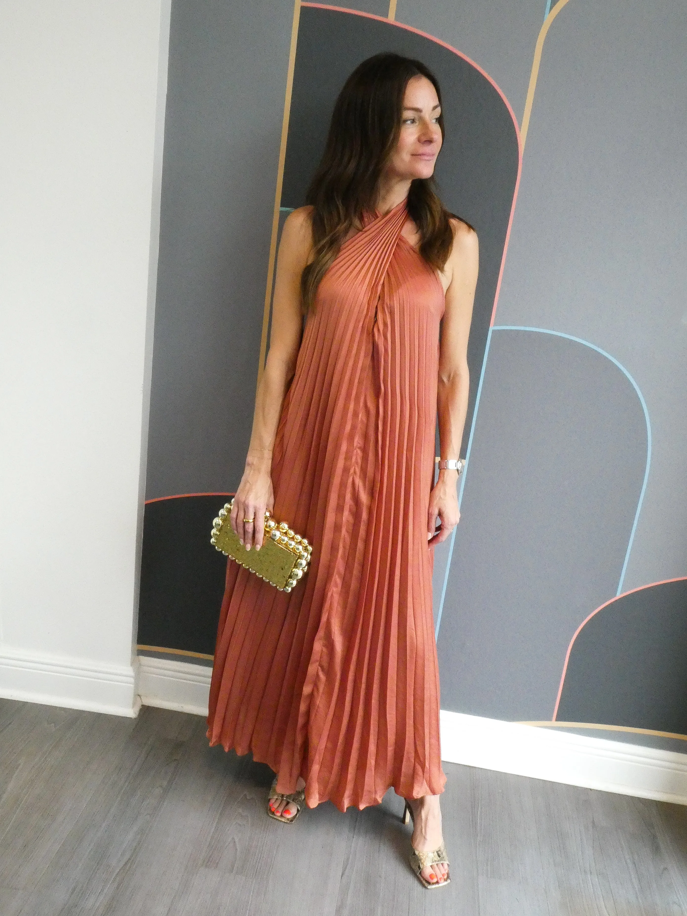 Blythe Pleated Dress