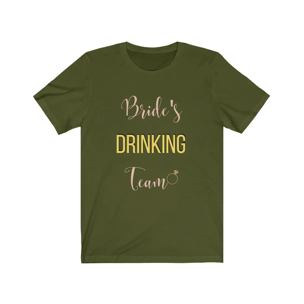 Bride's Drinking Team- DJ Short Sleeve Tee