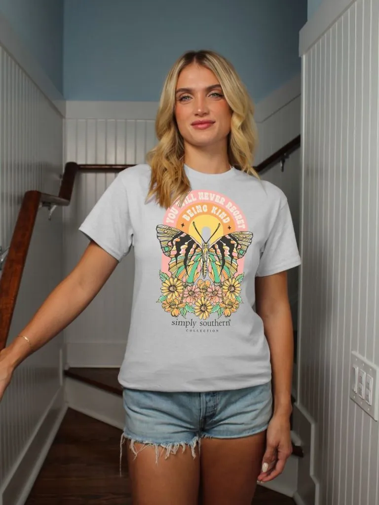 Butterfly Blooms Boxy Tee - Kindness in Full Bloom