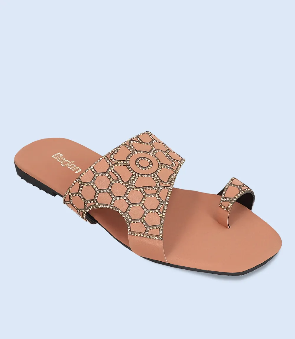 BW7463-TEA PINK-Women Casual Chappal