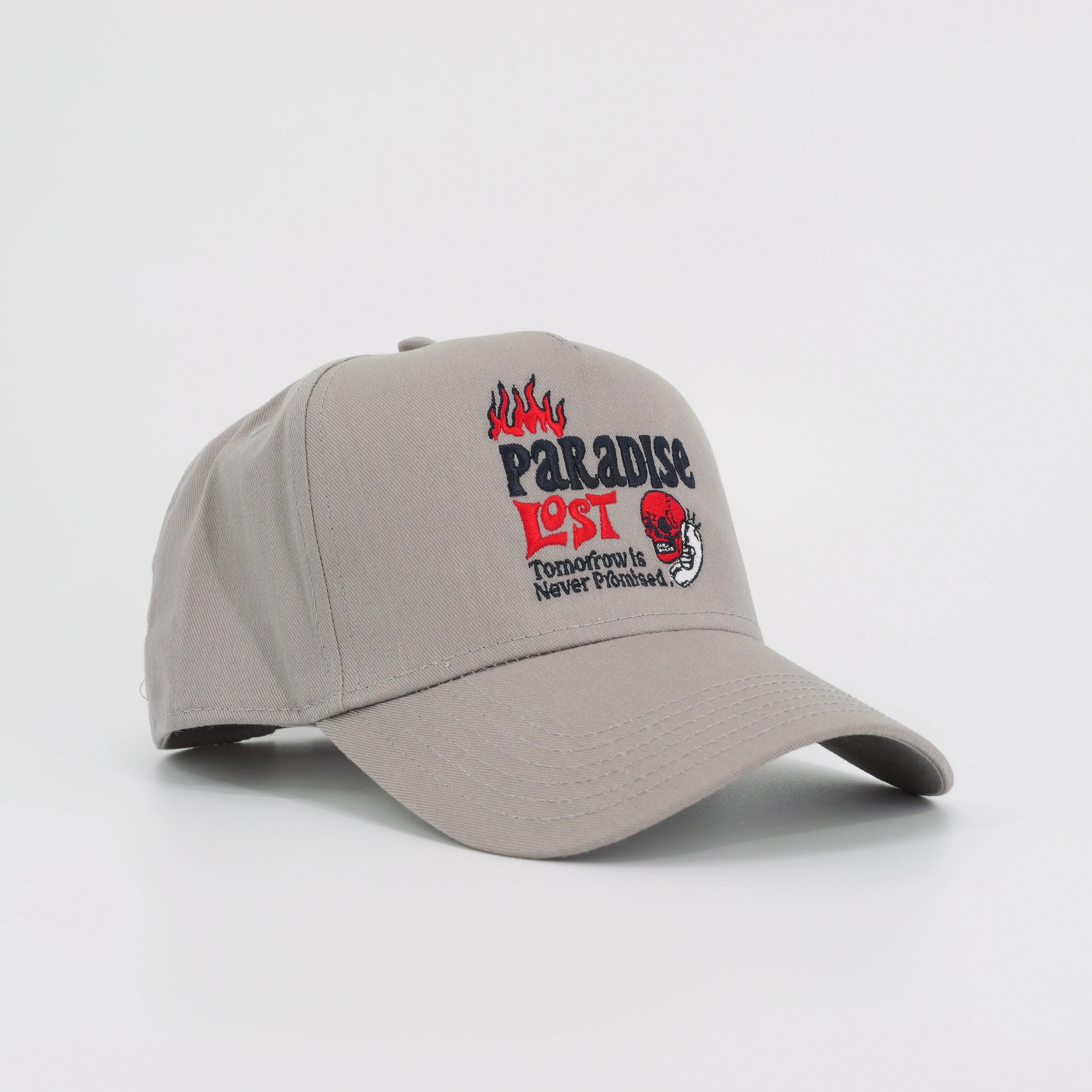 CALL DROPPED SNAPBACK HAT LT.GREY