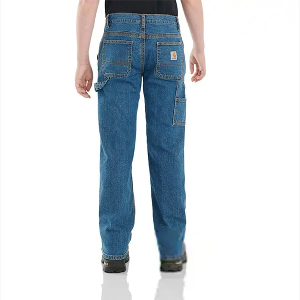 CARHARTT DENIM UTLY JEAN CHILD DENIM MEDIUM WASH