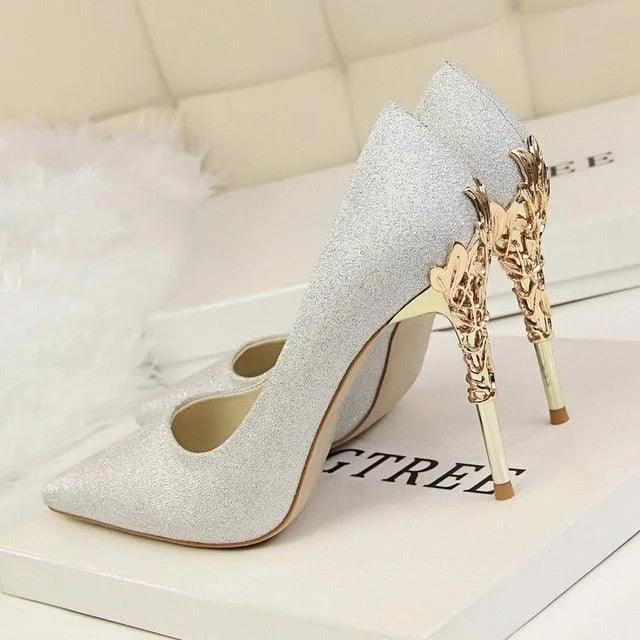 Chicchi Pointed Heel Pumps Shoes