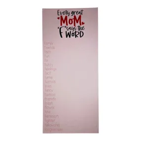 F WORD NOTE PAD