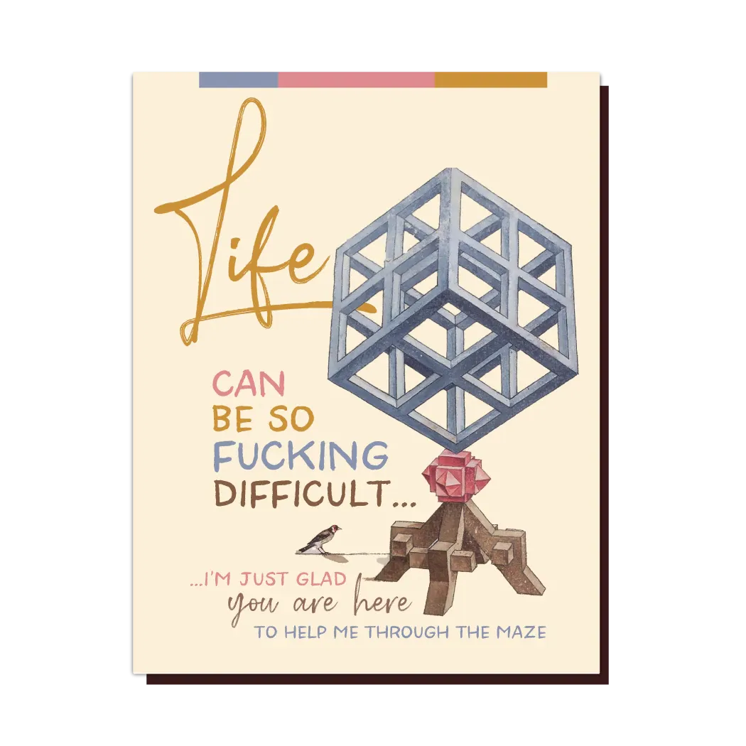  F*cking Difficult Life  Card