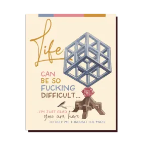  F*cking Difficult Life  Card