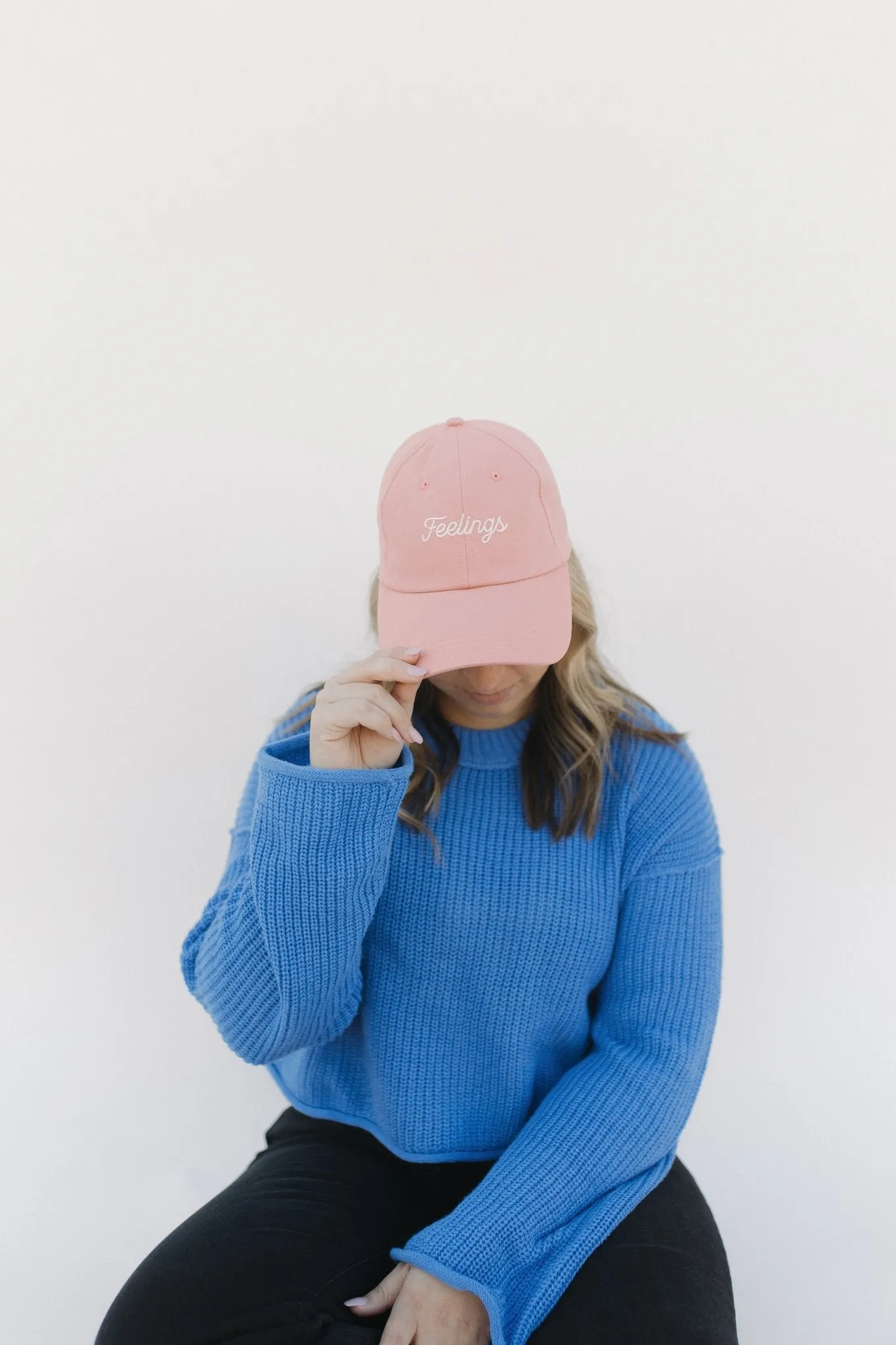 Feelings Dad Hat Pink