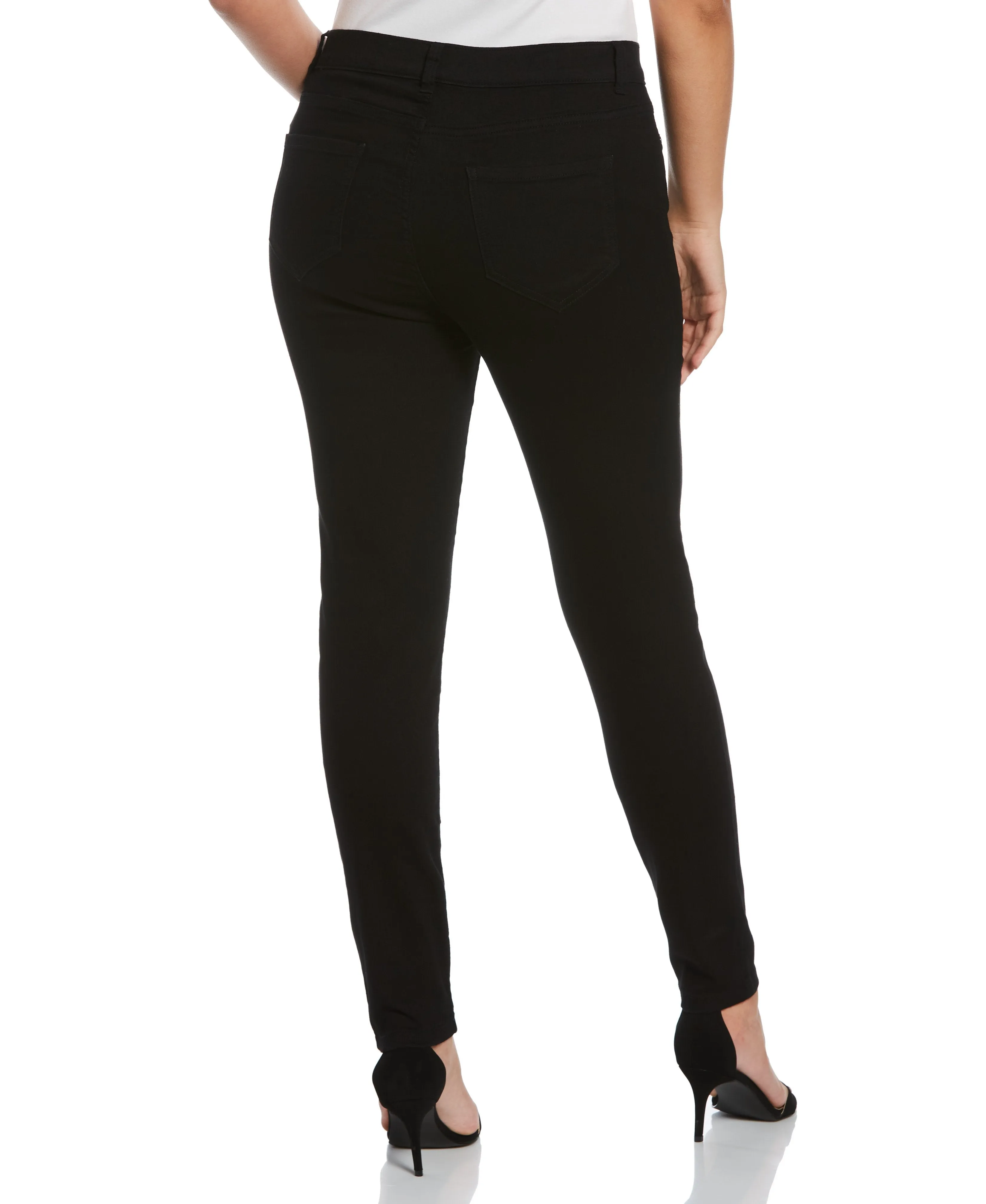 Fly Front Skinny Black Jean - Skinny Fit