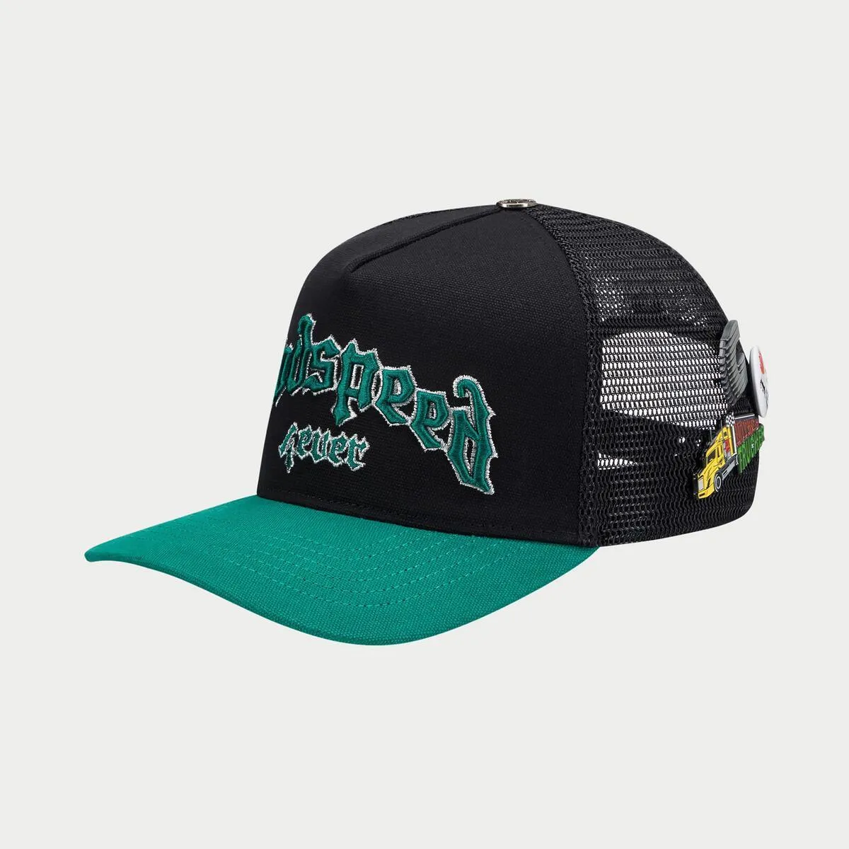 GODSPEED GS FOREVER TRUCKER HAT BLACK/ JET GREEN