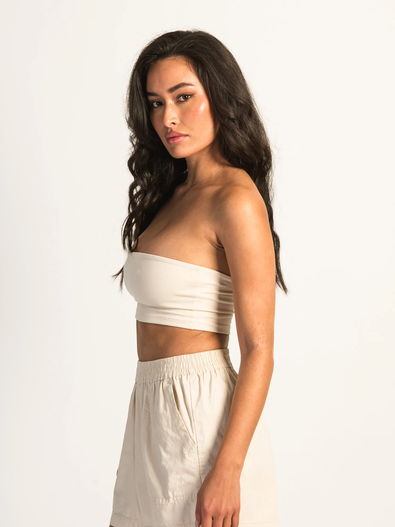 HARLOW BETHANNY BANDEAU - WHITE CAP