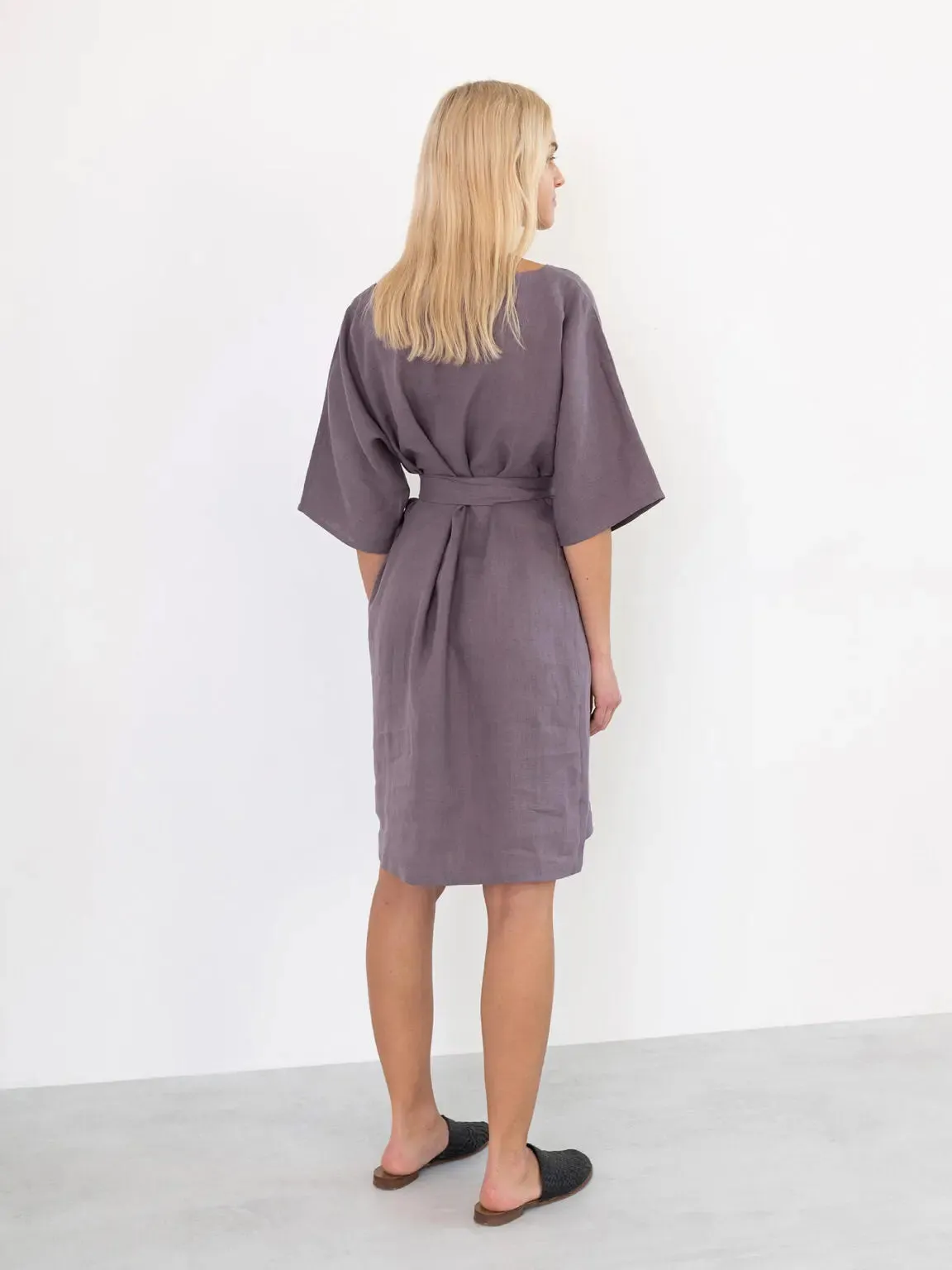 Isabel Linen Dress by Love And Confuse