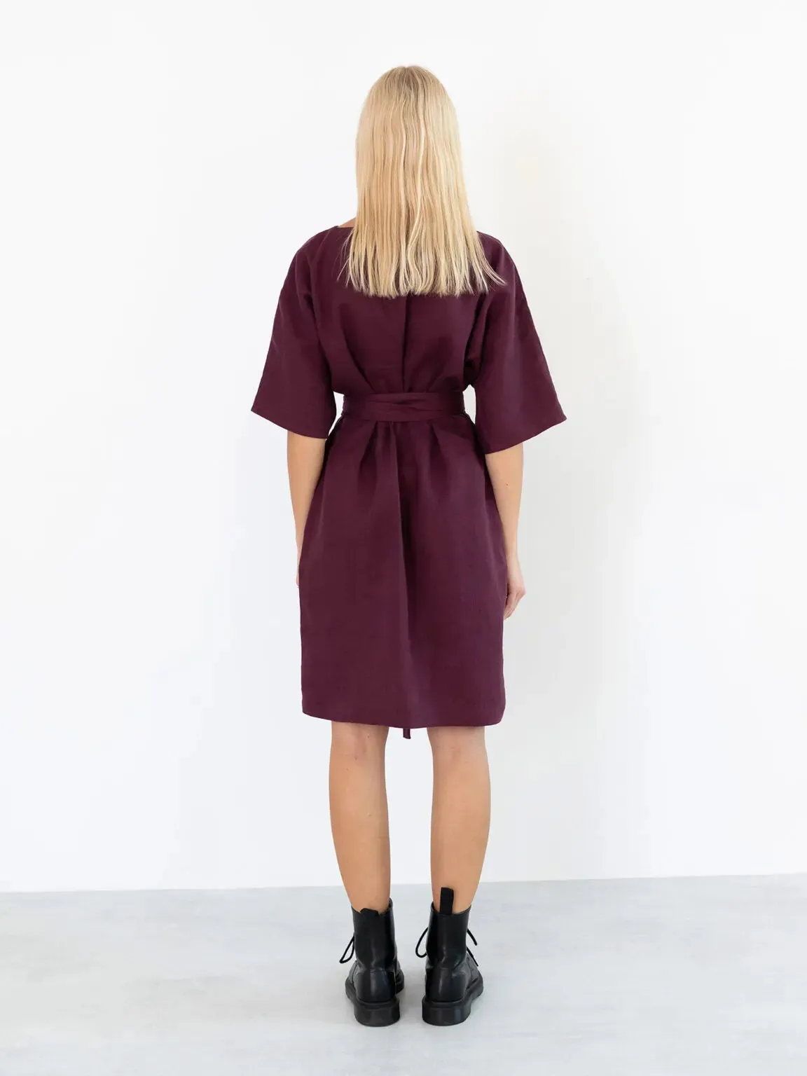 Isabel Linen Dress by Love And Confuse