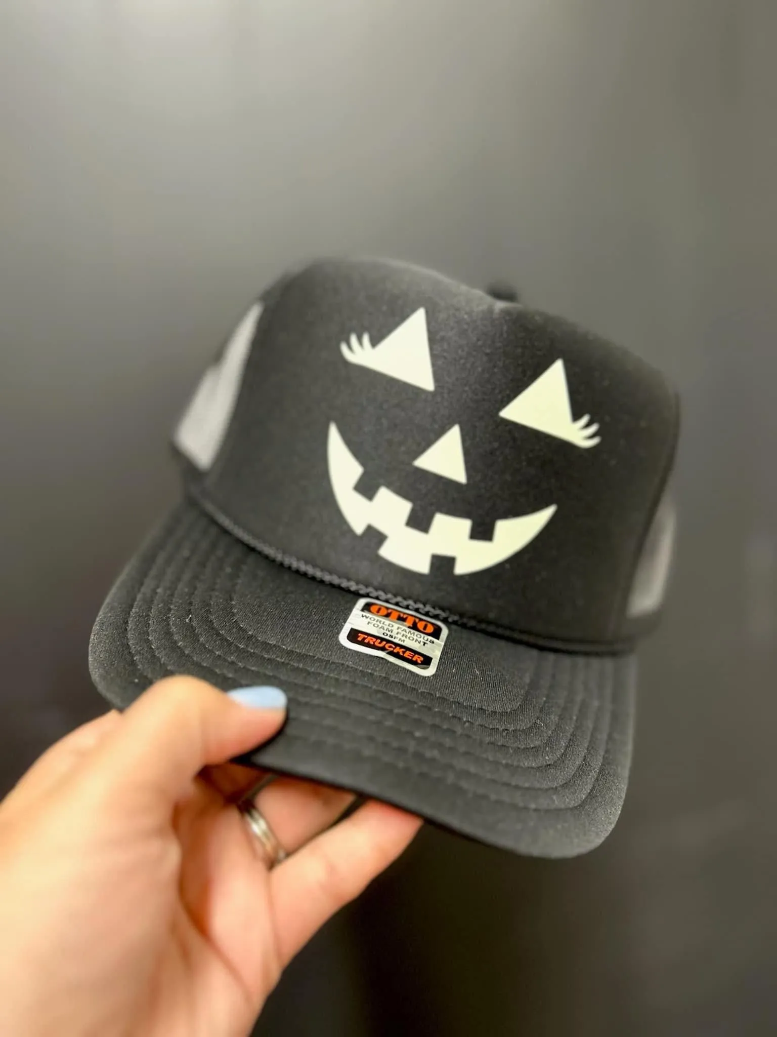 Jackie Glow in the Dark Trucker Hat