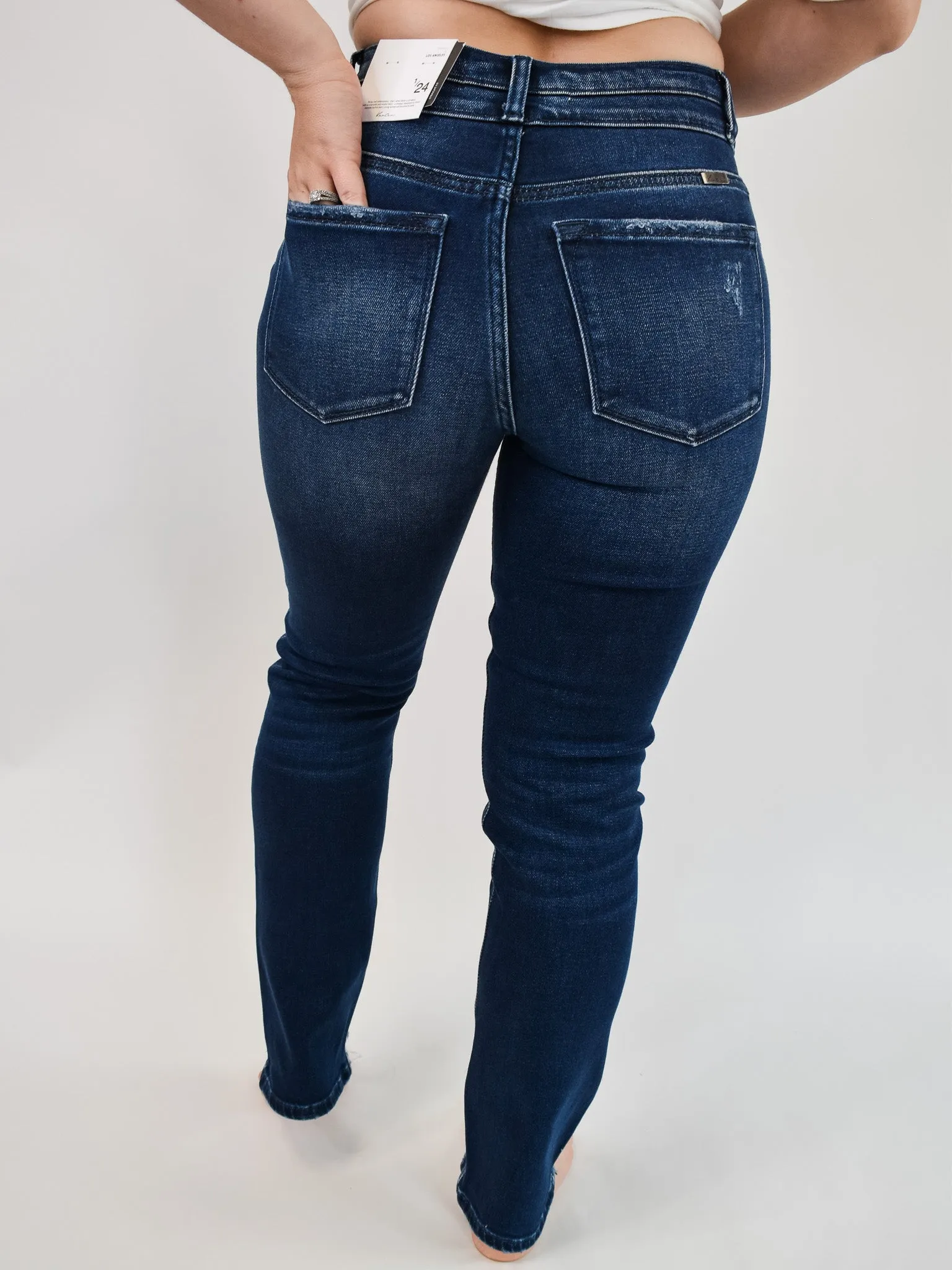 KanCan High Waist Slim Straight Jeans