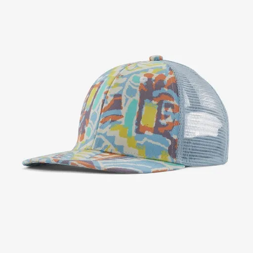 Kid's Patagonia | Kid's Trucker Hat | P-6 Logo Lago Blue