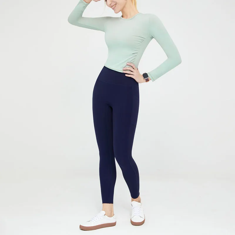 Long Sleeve Yoga Tops for Women