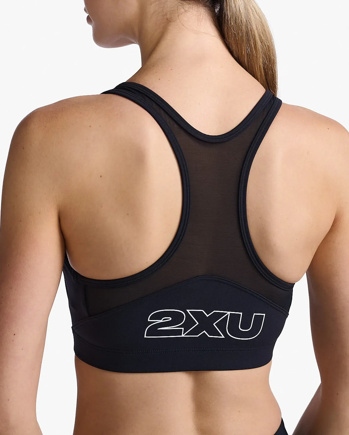 Motion Zip Bra Black