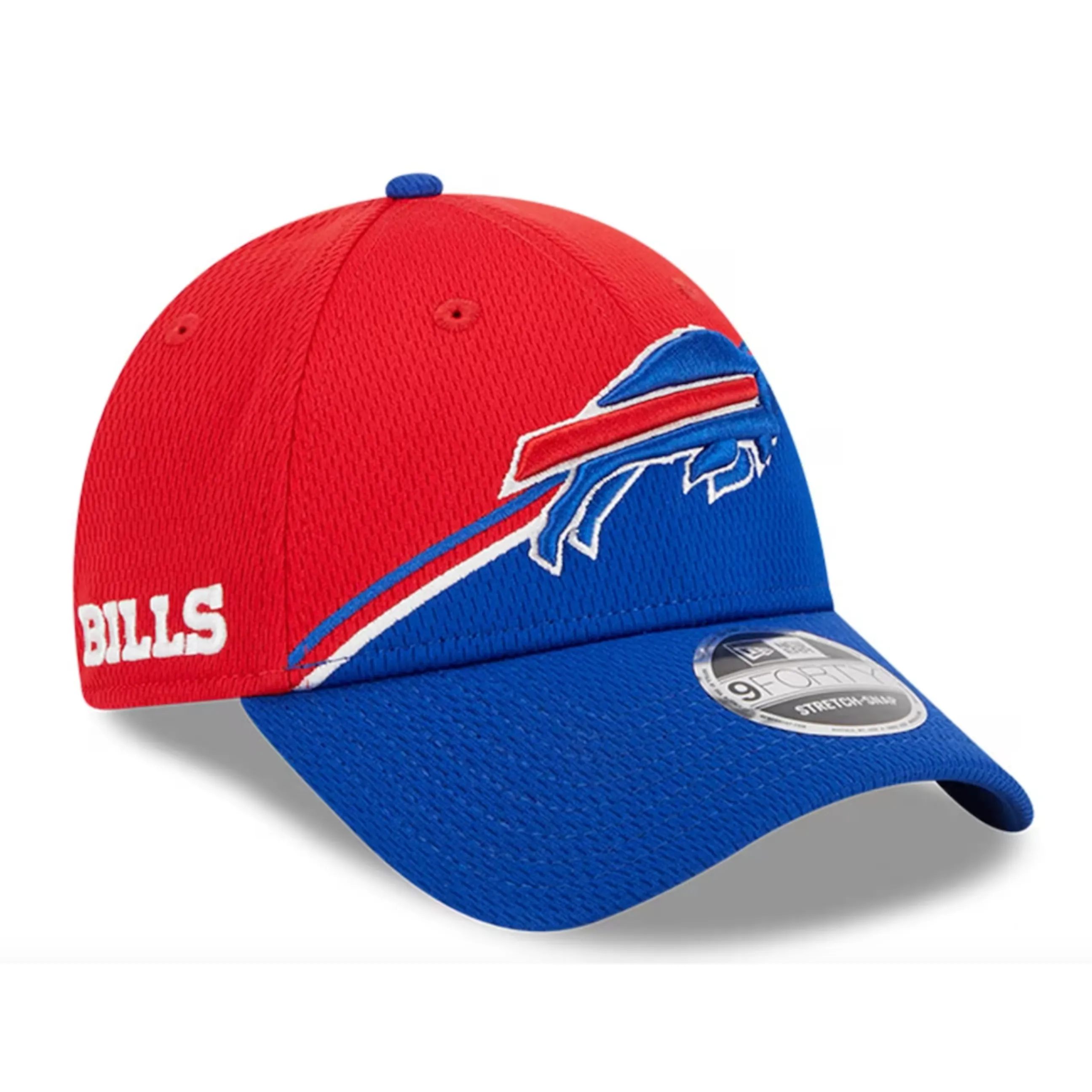 New Era Bills Red/Royal 2023 Sideline 9FORTY Adjustable Hat