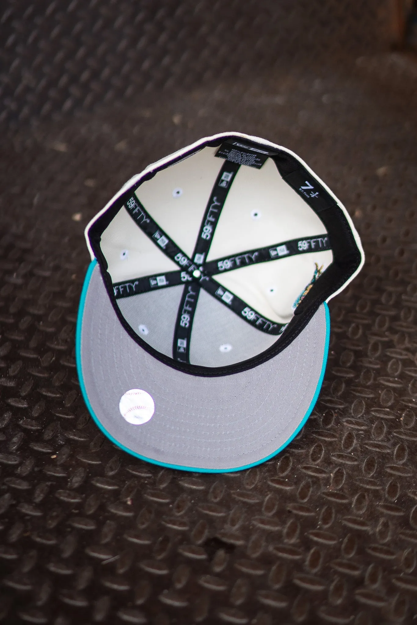 New Era Florida Marlins 2003 WS Grey UV (Off White/Teal)