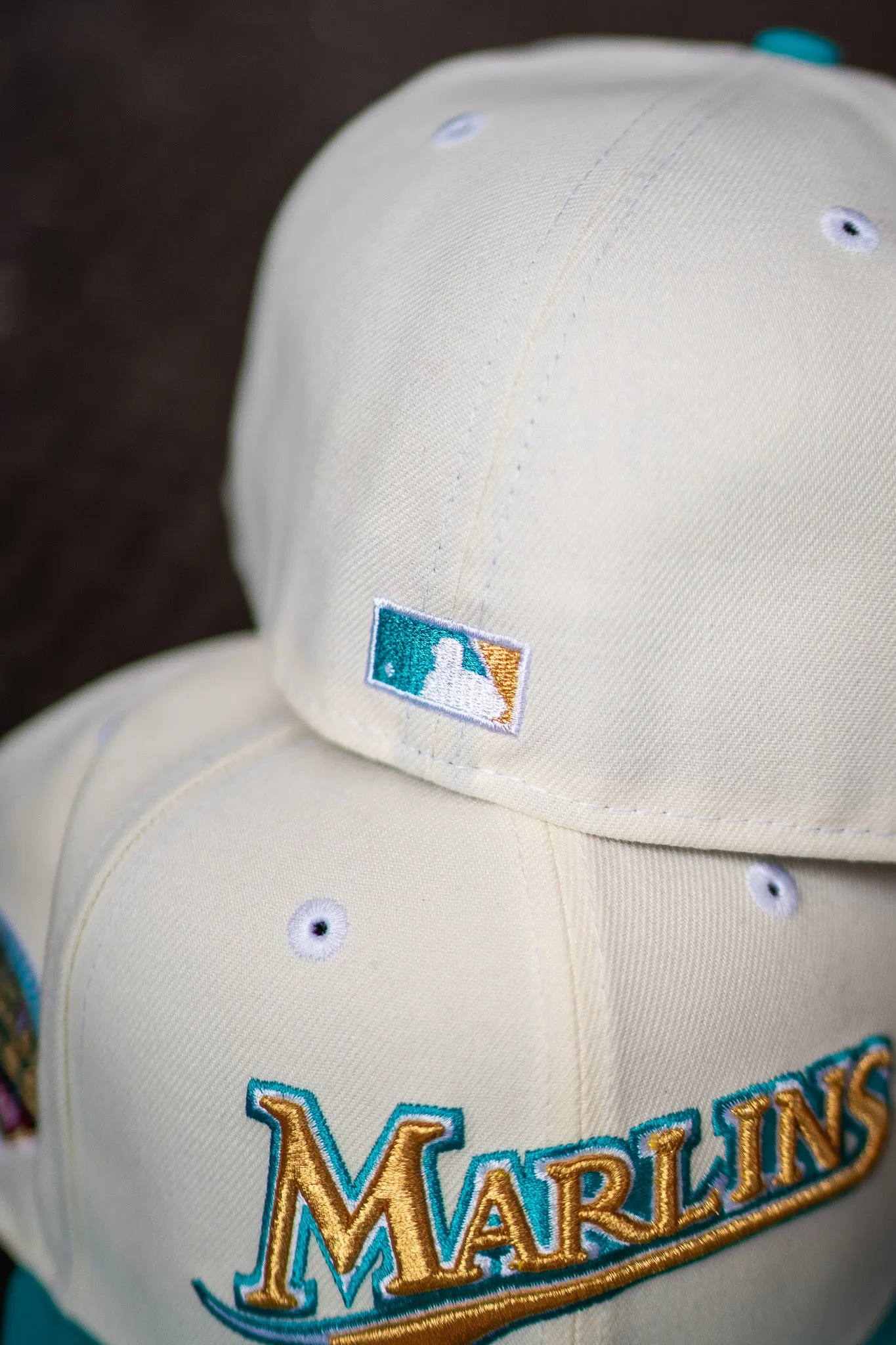 New Era Florida Marlins 2003 WS Grey UV (Off White/Teal)