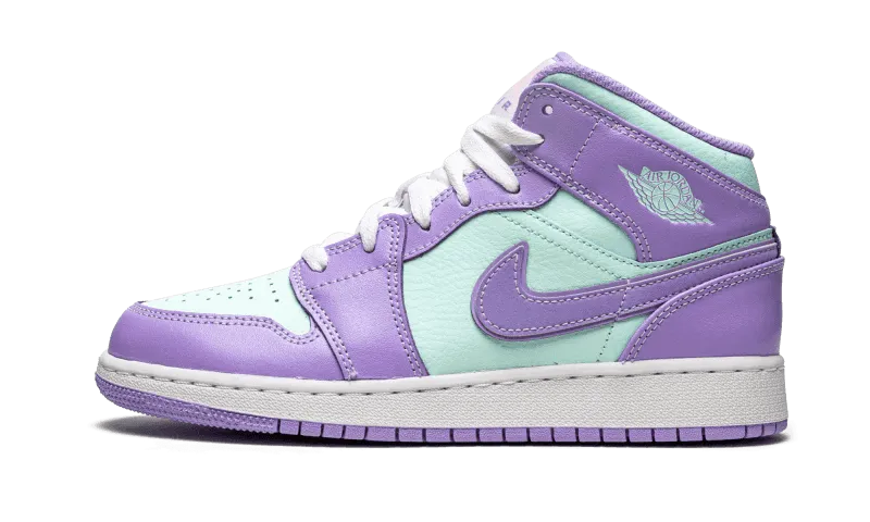 Nike Air Jordan 1 Mid Purple Aqua