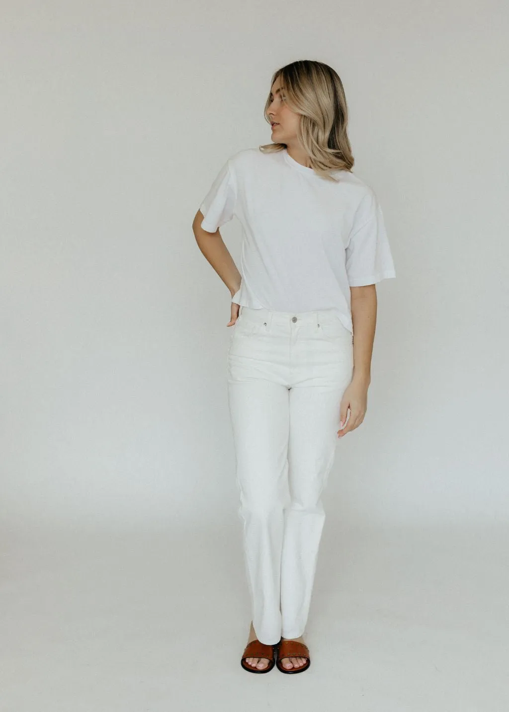 Nili Lotan Mitchell Jean in Cream