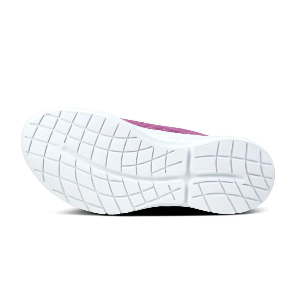 'OOFOS' Women's OOmg Sport LS-Low Shoe - White / Plum