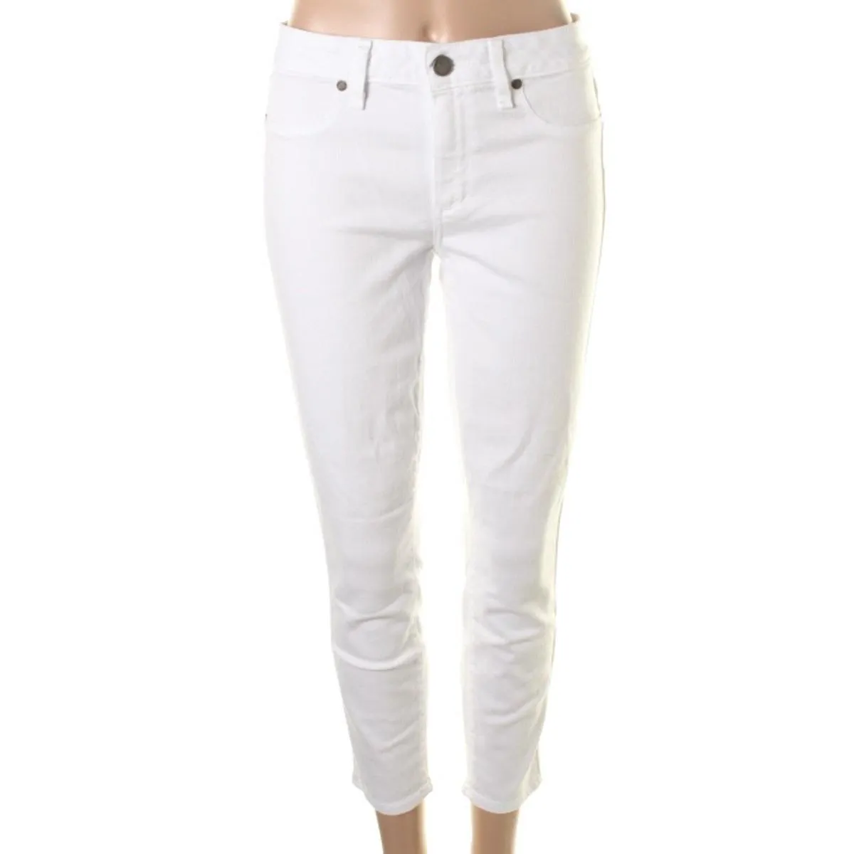 Paige Womens Hoxton Mid-Rise Skinny Ankle Jeans