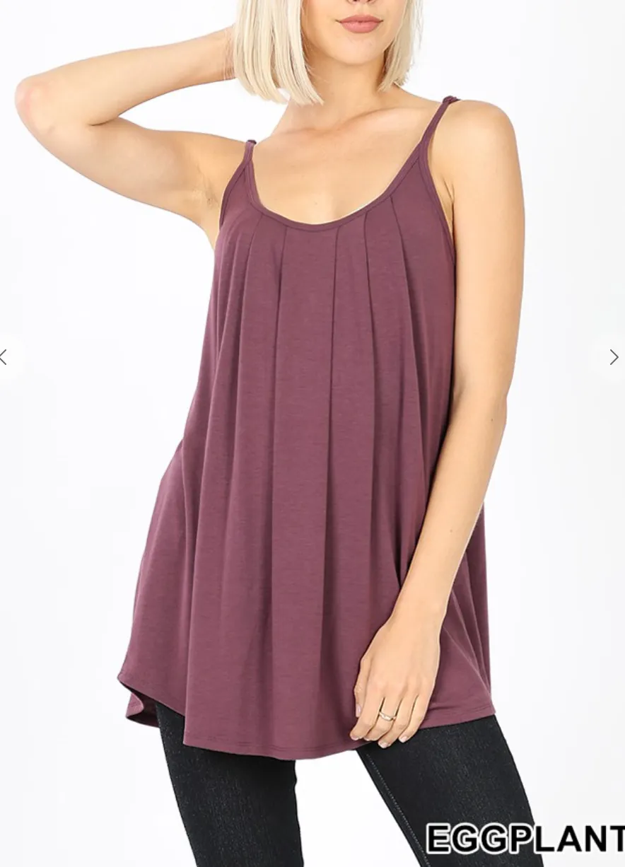 Pleated Cami - restock