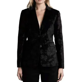 Rag & Bone Razor Velvet Jacquard Blazer