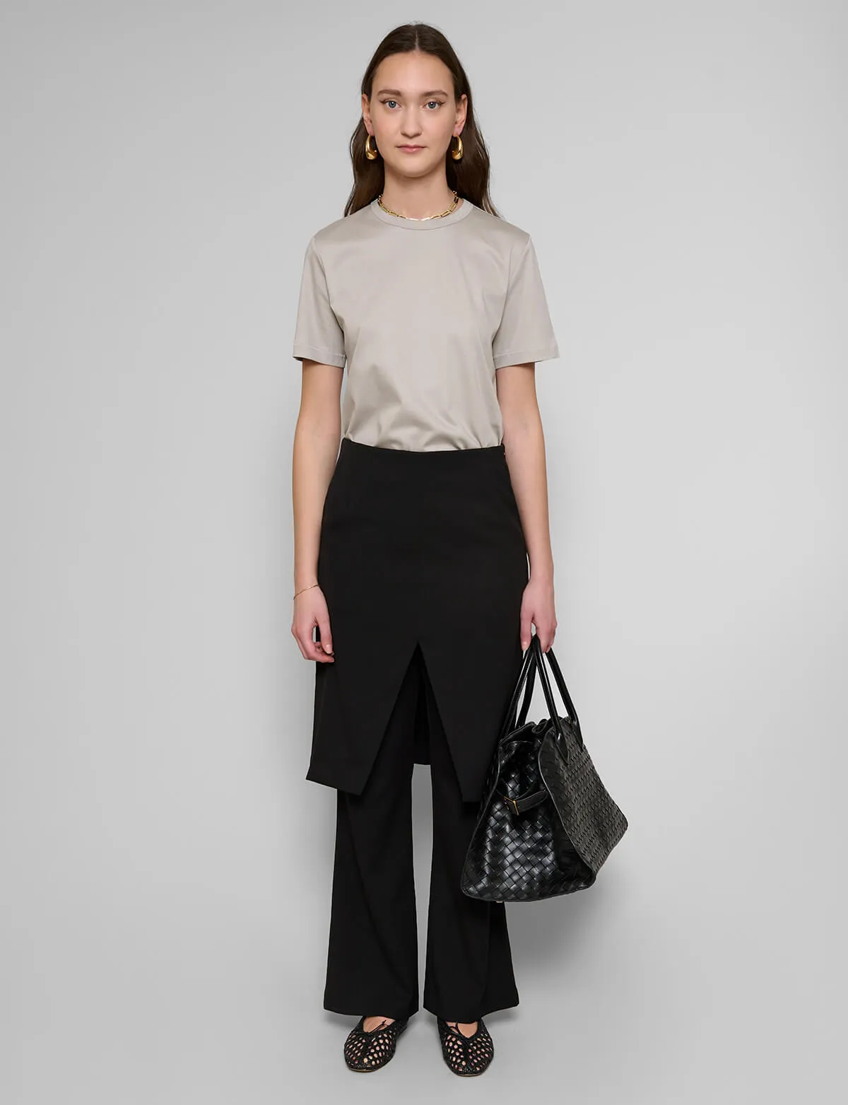 Stylish Ray Layered Skirt Pants for Effortless Chic Look