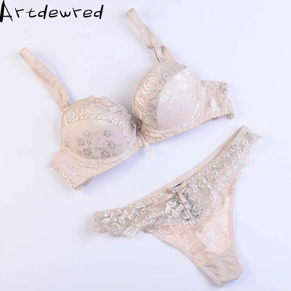 Sexy Lace Bra Strappy Women Bra Set Vs Secret Push Up