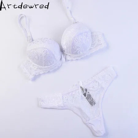 Sexy Lace Bra Strappy Women Bra Set Vs Secret Push Up