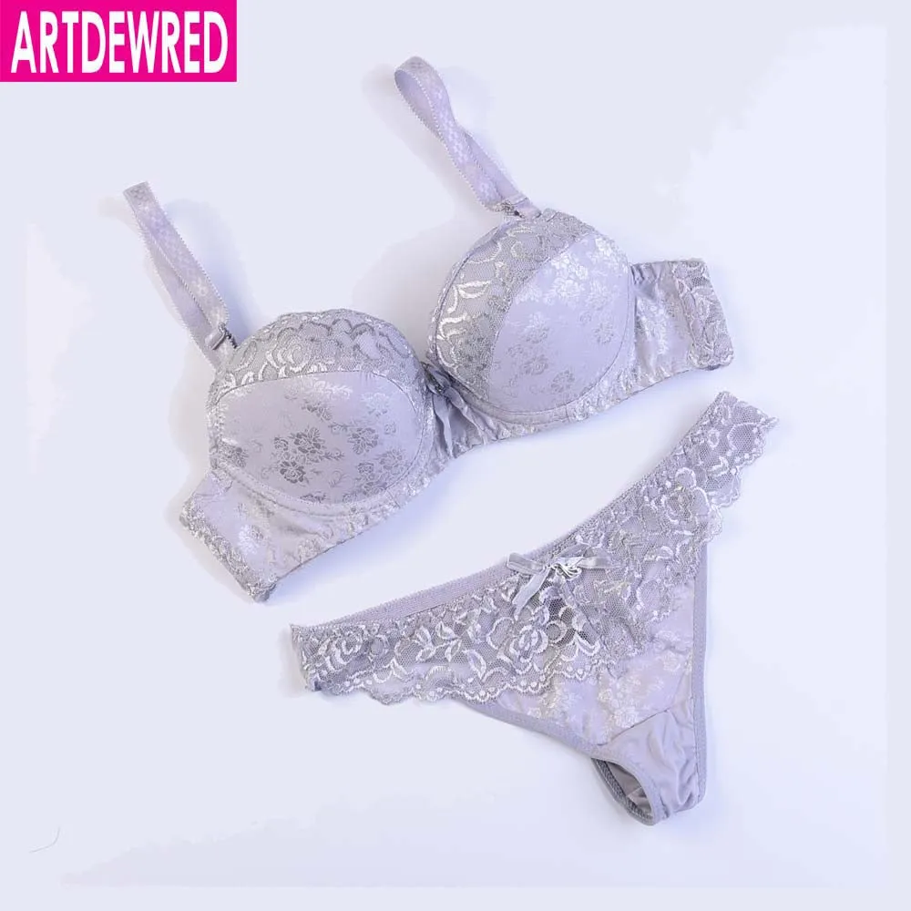 Sexy Lace Bra Strappy Women Bra Set Vs Secret Push Up