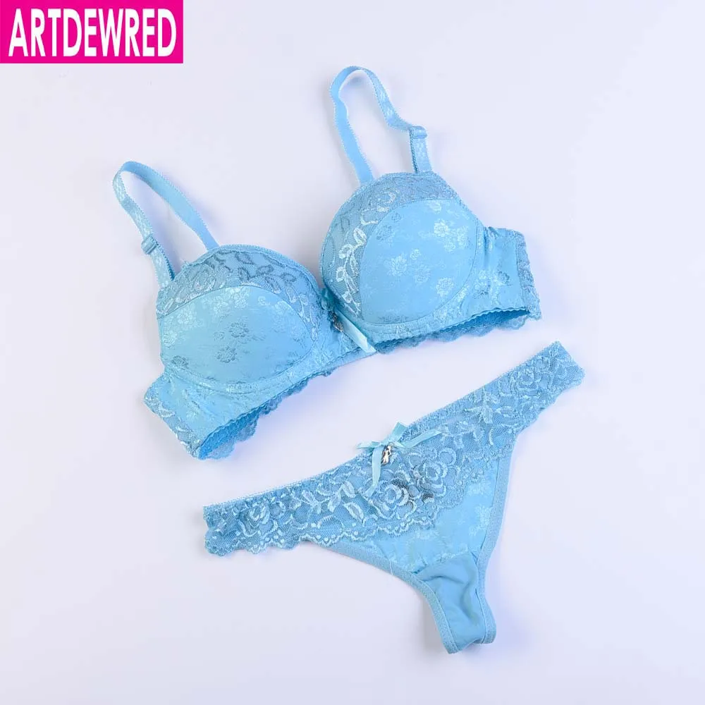 Sexy Lace Bra Strappy Women Bra Set Vs Secret Push Up