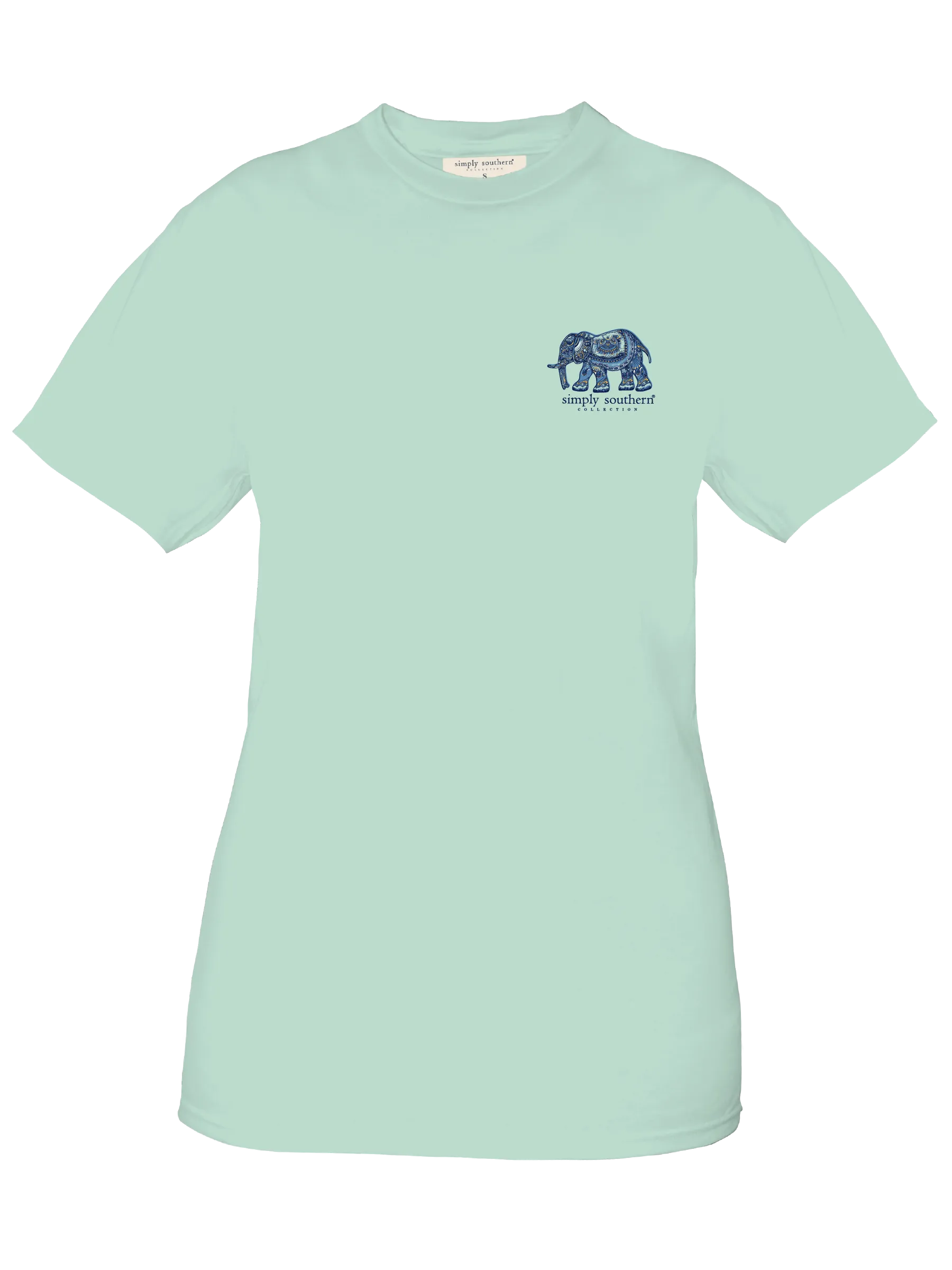 Simply Southern 'Stay Strong and Courageous' Mandala Elephant Tee in Adult and Youth Sizes