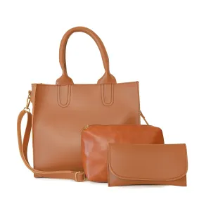 Vista BROWN 3 Piece bag