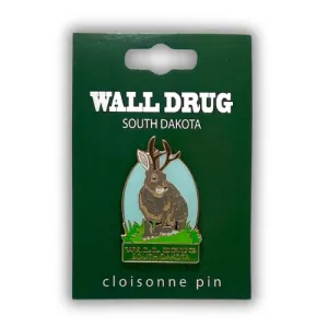 Wall Drug Jackalope Cloisonne Pin