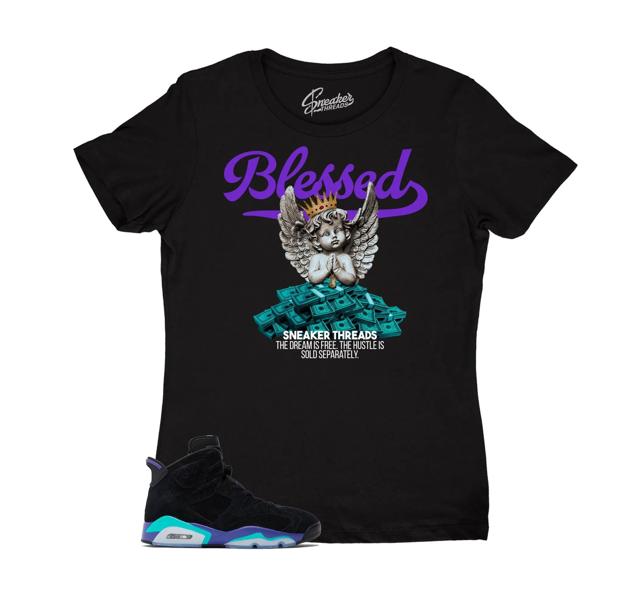 Womens - Aqua 6 Blessed Angel Shirt