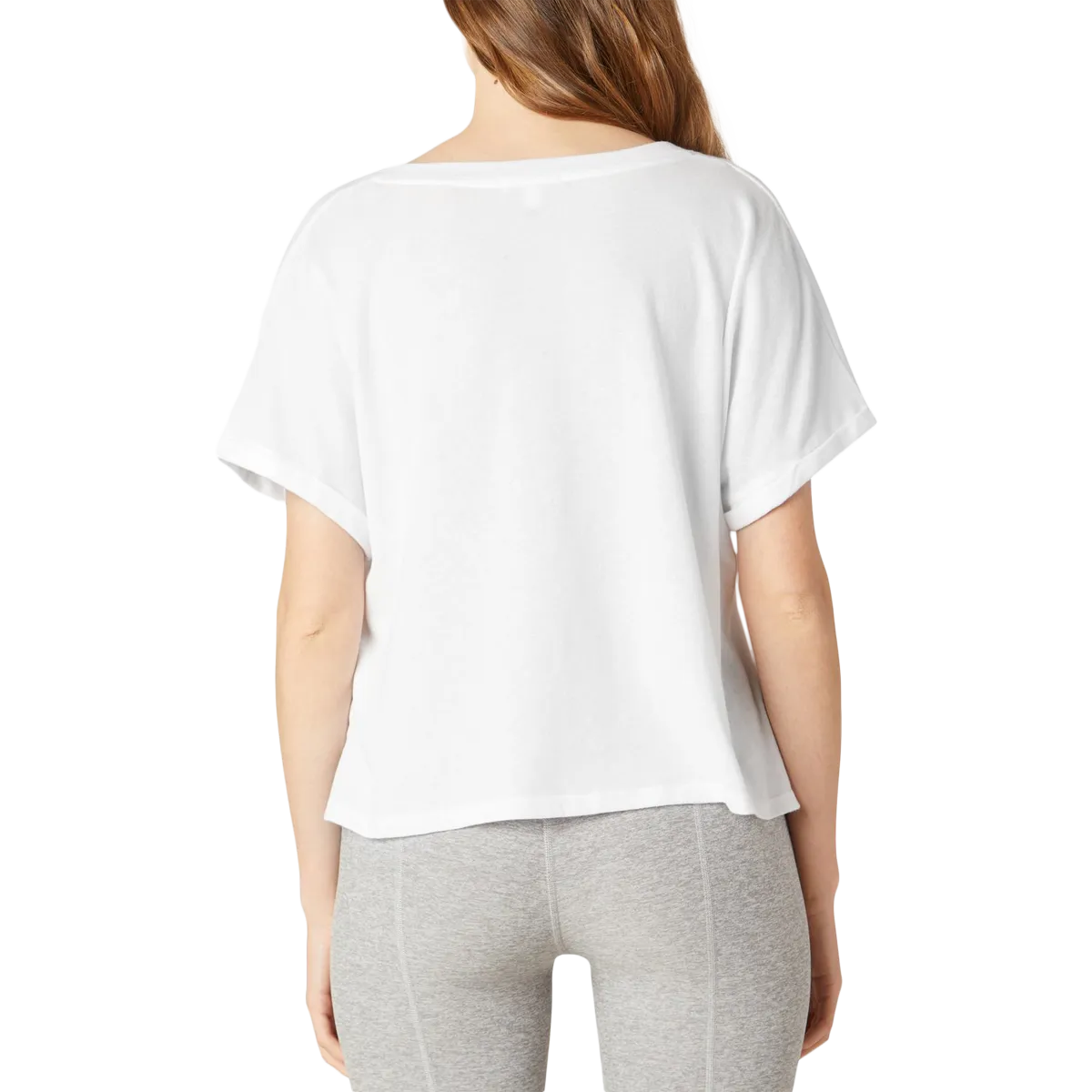 Women's Boyfriend Jersey Deep V Pocket Tee