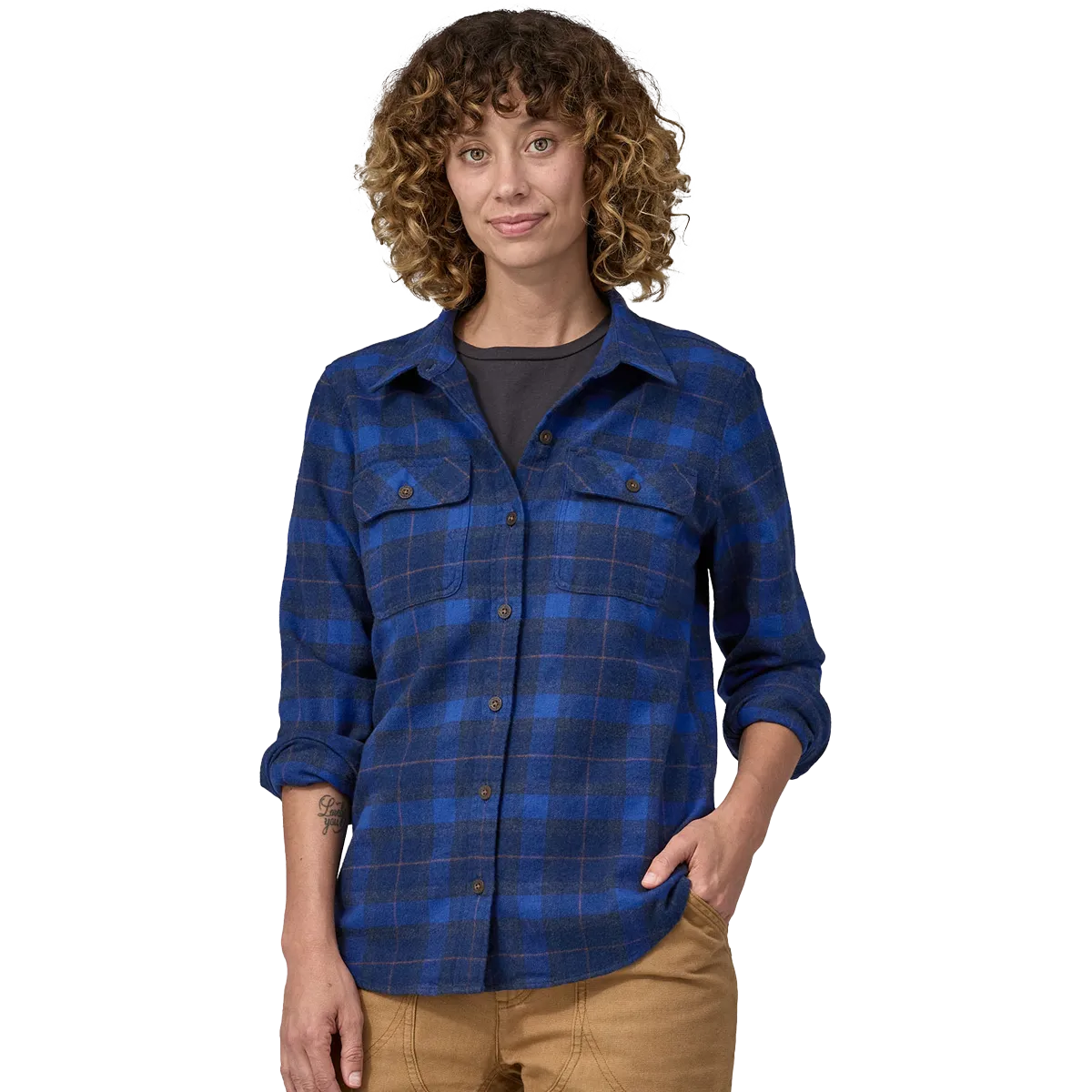 Women's Long Sleeve Midweight Fjord Flannel Shirt