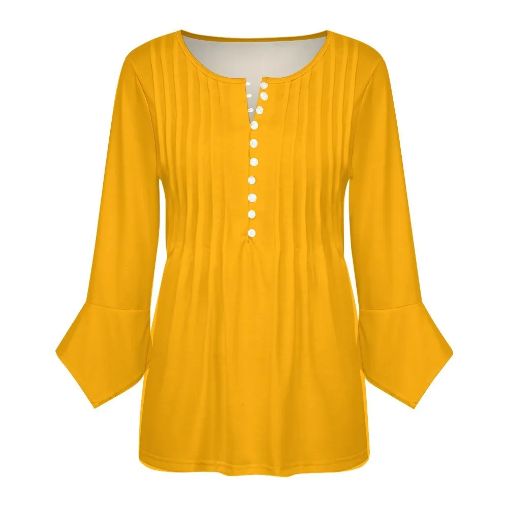 Women's Ruffled Petal Sleeve Top Women's ruffled petal sleeve top