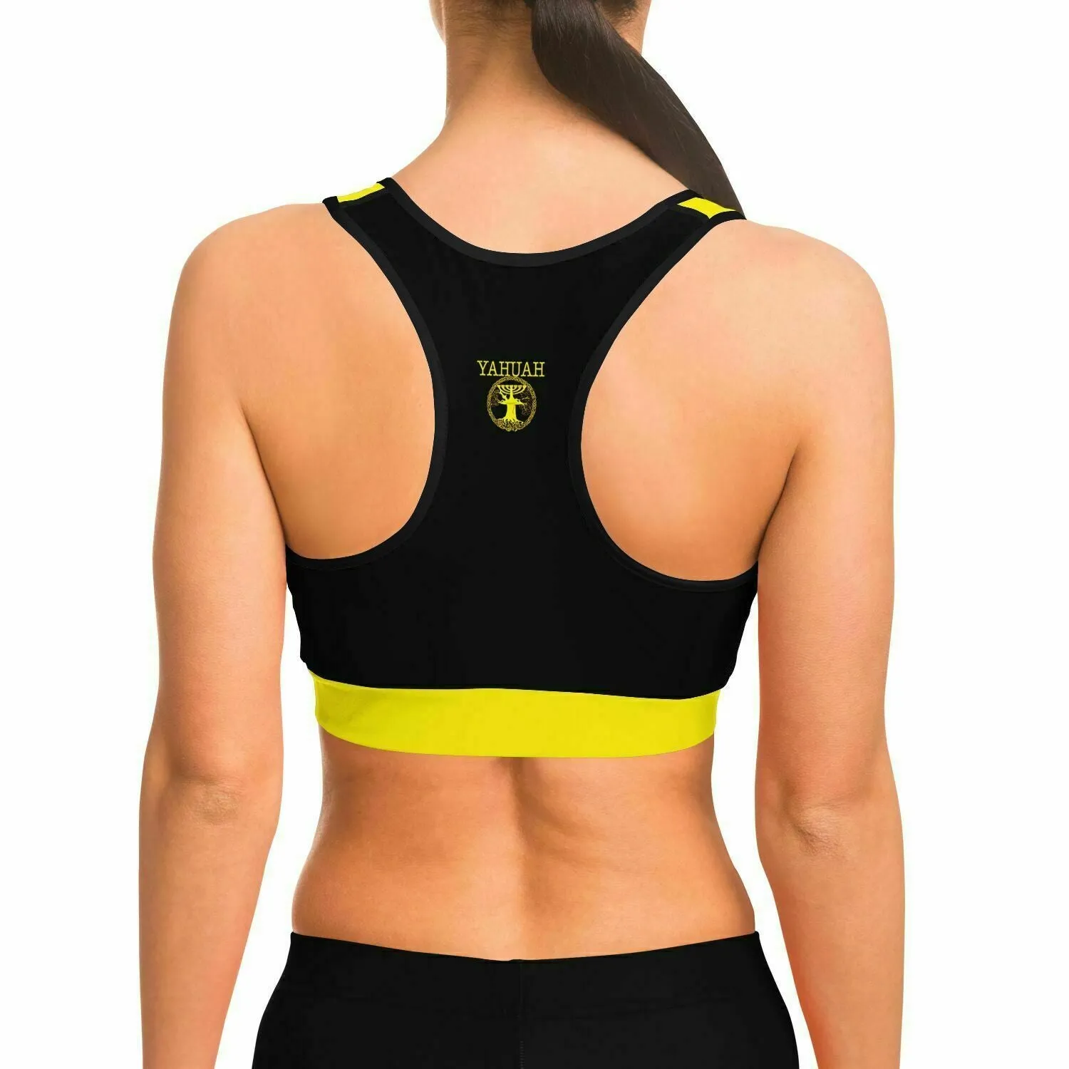 Yahuah-Tree of Life 02-01 Designer Sports Bra