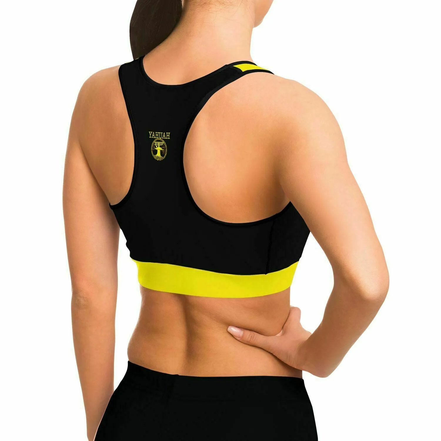 Yahuah-Tree of Life 02-01 Designer Sports Bra